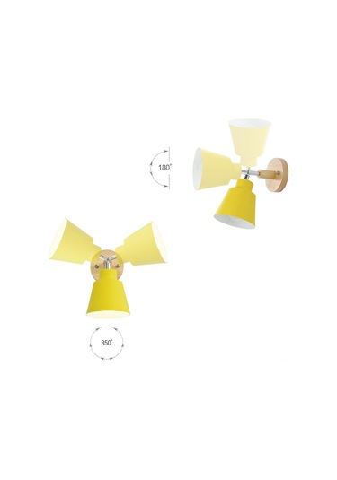 Hangfox Gri Ahşap Perde Anahtarlı Duvar Lambası, Modern Minimalist Stil, Odalar Ve Salonlar İçin Dekoratif Aydınlatma, Abd Uyumlu 12cm Taban , E27 Feneri Hariç Diğer