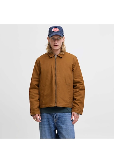 Jack & Jones Dover Worker Erkek Kahverengi Ceket 12278797-mksr Kahverengi