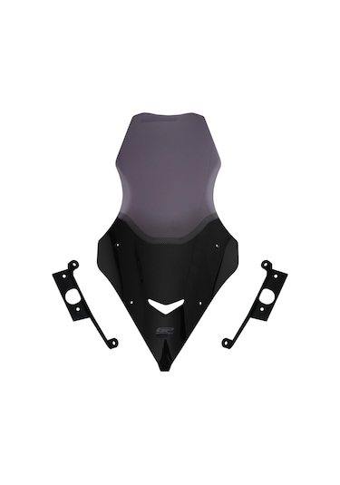 GP Kompozit SYM Jet X 125 2022-2024 Uyumlu Ön Cam Füme 79 cm