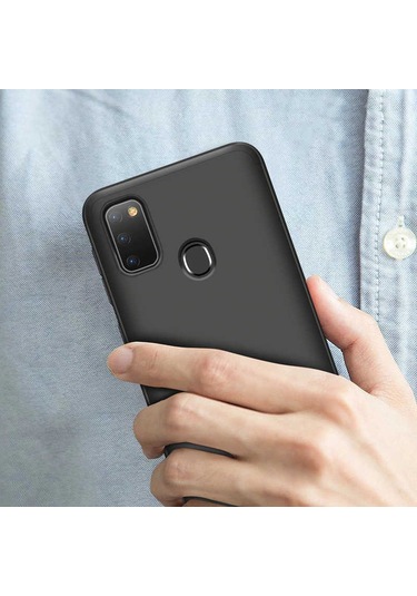 Samsung Uyumlu Galaxy M30s Kılıf Zore Ays Kapak Gold
