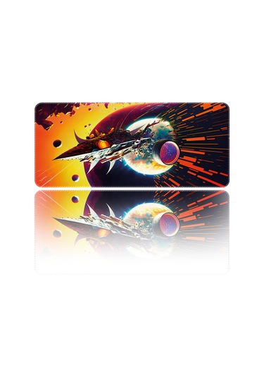 Mouse Pad Büyük Boy Gaming Oyuncu Xl 70x30 Cm SPACE-TANK