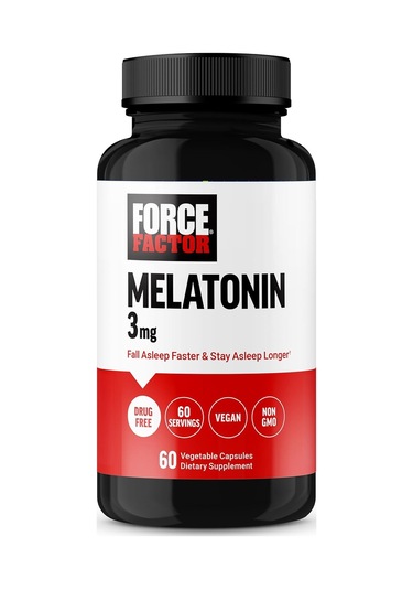 Force Factor 3mg, Drug-free Supplement, Vegan, Non-g...