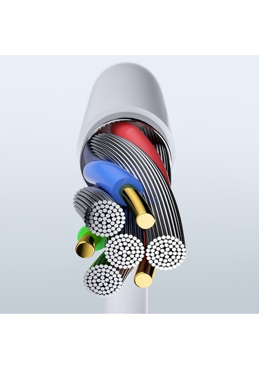 Şarj Ve Data Kablosu Çoklu Çıkış 3 In 1 Primary 3a 1.2 Metre Lightning, Type-c, Micro Usb