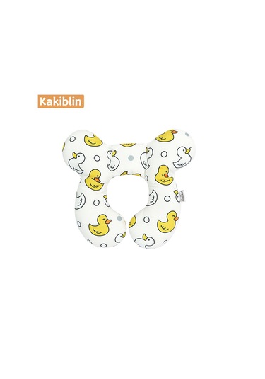 Koruyucu Seyahat Araba Koltuğu Baş Ve Boyun Yastık Yumuşak Boyun No.24 Ekru