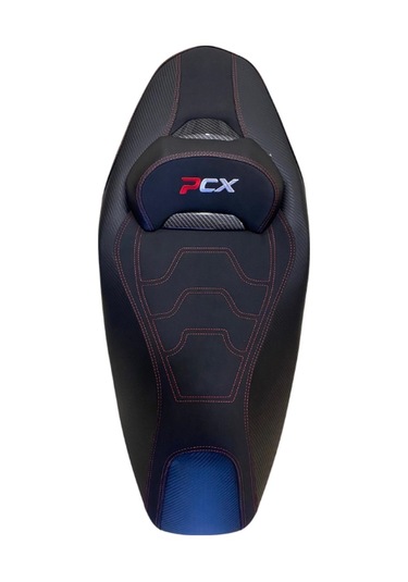 Honda Pcx Spor Koltuk Kırmızı Şerit 2021-2025 Renkli