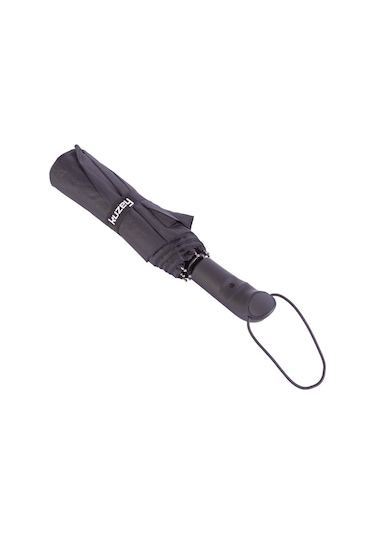 Açılır Kapanabilir Unisex Tam Otomatik Şemsiye 10 Telli Siyah