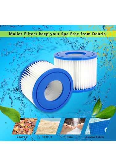 Bestway İçin Filtre Vı, Jakuzi Filtresi, Paris İçin Havuz Filtresi, 2 Filtre