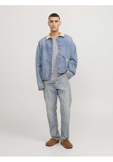 Jack & Jones Erkek Bisiklet Yaka Basic Tişört - Organic Ultimate Grey Çok Renkli Jack & Jones Erkek Bisiklet Yaka Basic Tişört - Organic Ultimate Grey Çok Renkli