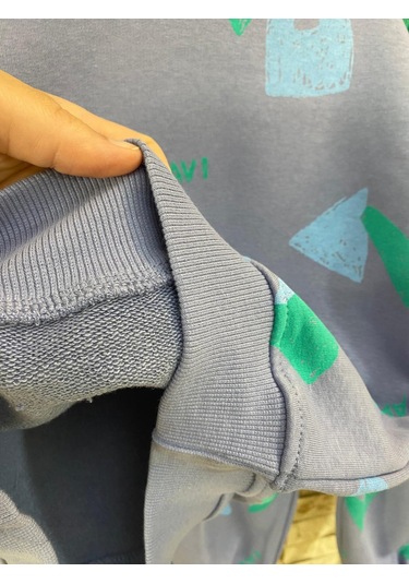 Lacıel Parıs Navi Sloganlı Oversıze Kız Çocuk Eşofman Takım Mor