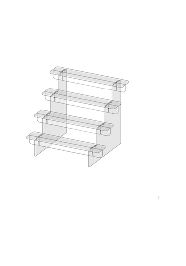 Akrilik Standı Yükseltici Raf Çok Fonksiyonlu Mücevherat 4