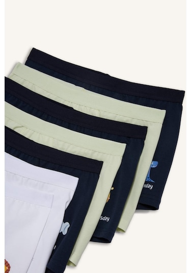 Defacto Erkek Çocuk Hayvan Desenli 7li Boxer F8577a825auwt34 Beyaz-wt34 Defacto Erkek Çocuk Hayvan Desenli 7li Boxer F8577a825auwt34 Beyaz-wt34