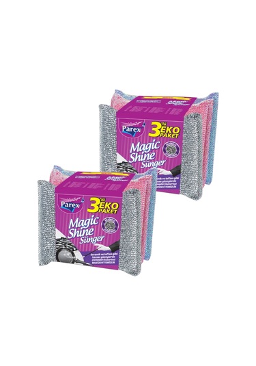 Magic Shine Sünger 3 Lü Paket İkili Set