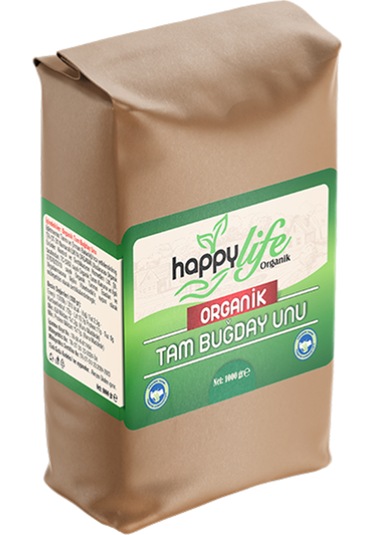 Happylife Organik Tam Buğday Unu 1000 G X 6 Adet