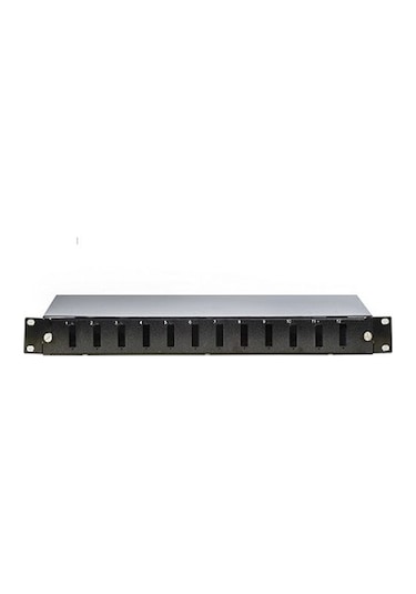 12 Port 1u 19" Fiber Optik Patch Panel