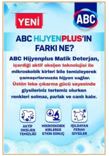 ABC Matik Hijyen Plus 5,5 Kg Çamaşır Deterjanı