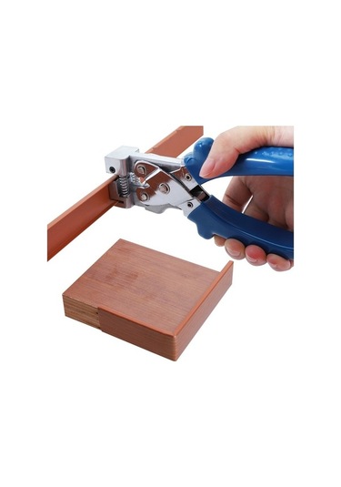 Pazly Ruıtool V-şekilli Katlama Pencesi, 90 Derece Açılı Pense Kelepçe, Kenar Bandı Şerit Pencesi, Turuncu