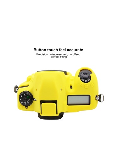 Nikon D780 İçin Puluz Soft Silikon Koruyucu Kılıf Sarı Diğer