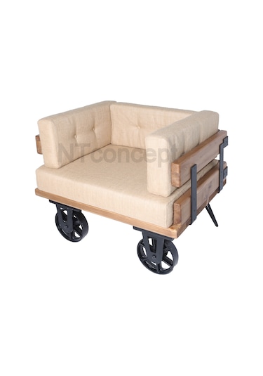 Ntconcept Masif Ağaç Loft Koltuk (353421238)