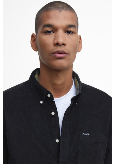 Barbour Ramsey Tailored Cord Gömlek Bk31 Black Siyah