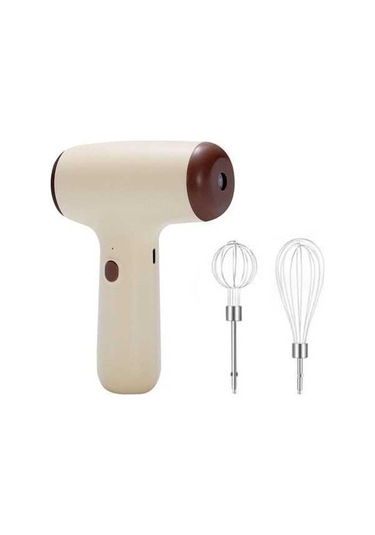 Primepickings Kablosuz Mini Mikser, Çift Çubuk Haki, Pratik Karıştırma Mikseri Diğer