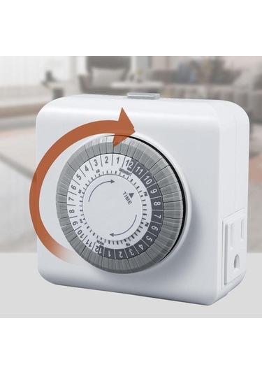 Pazly Zamanlayıcı Suntek Soketi Saat Mini Işıklar Ev Aletleri 24 Fd