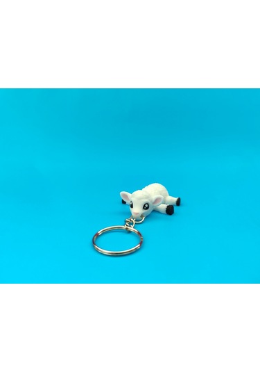 Sevimli Kuzu Anahtarlık 3d Baskı Özel Tasarım