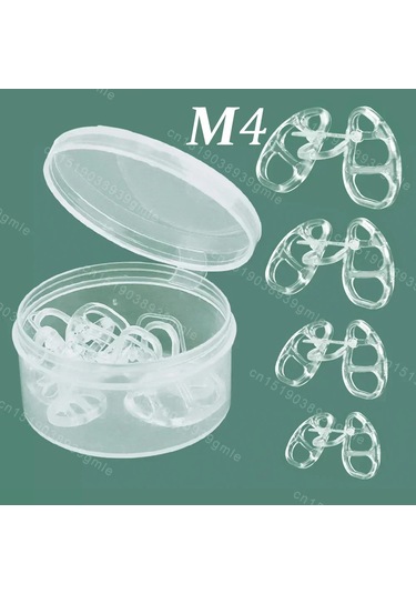 Burun Klipsi Anti Horlama Cihazı Streç Ve Ribaund Gece Uykusu Anti Açık Ağız 4 Pcs