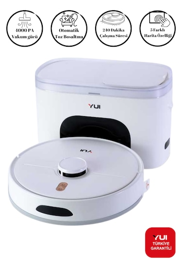 Yui RS16 Pro Akıllı Robot Vacuum & Mop Süpürge