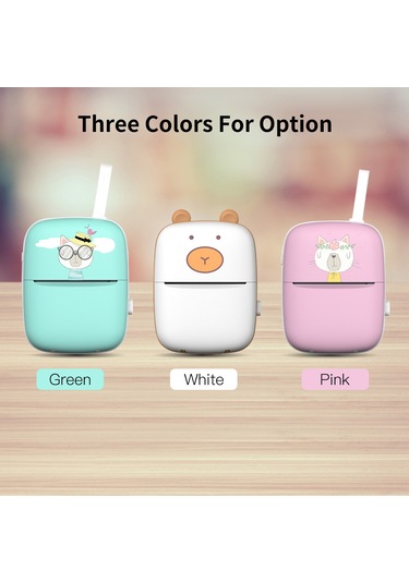 Tenfowee A8 Taşınabilir Mini Yazıcı: 203dpi Çözünürlük, Bluetooth Bağlantı, Şarj Edilebilir Pil, Fotoğraf & Etiket & Qr Kod Baskı, Beyaz