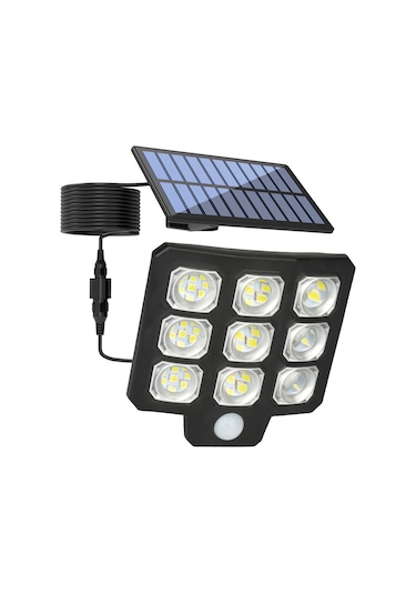 Mufunye Ev Ve Bahçe İçin Güneş Enerjili Duvar Lambası - 6-12 Saat Sürekli Aydınlatma, Su Geçirmez, Kolay Kurulum Ty01029 Tek Kafa