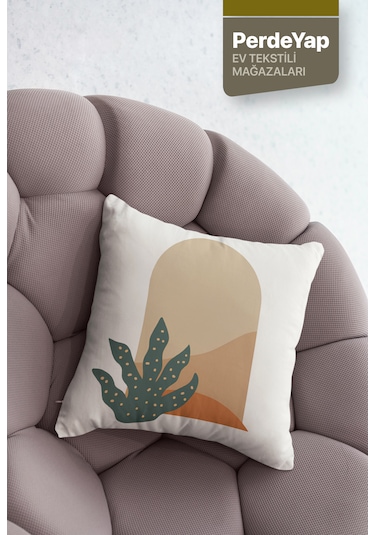 Etnik Afrika Sürrealist Desenli 4lü Dijital Kırlent Kılıfı