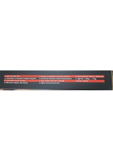 Spekon Vcl-2hh 2 El Uhf Telsiz Mikrofon