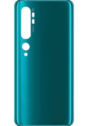 Xiaomi Mi Note 10 Uyumlu Arka Pil Batarya Kapağı Cam M1910f4g - Yeşil