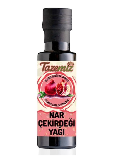 Tazemiz Soğuk Sıkım Nar Çekirdeği Yağı 100 ML