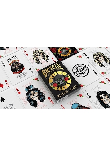 Bicycle Guns N' Roses Premium Oyun Kağıdı İskambil Kartları Destesi