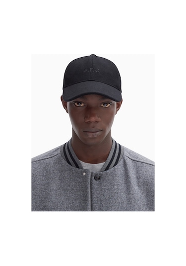 A.p.c Charlie Unisex Yünlü Baseball Cap Şapka Siyah 54