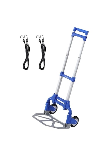 Ebax Katlanır Taşıma Arabası 2 Tekerli 80 Kg