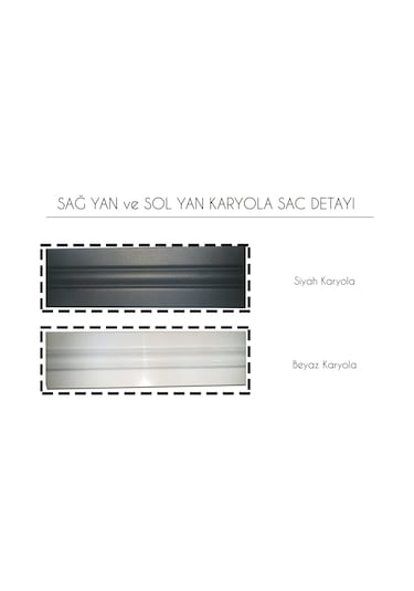 Metalia Gm 230 Lima Beyaz Tek Kişilik Karyola 90X190