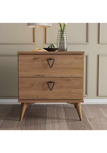 3632 Versace 52x55 2 Çekmeceli Ayaklı Komodin Sepet