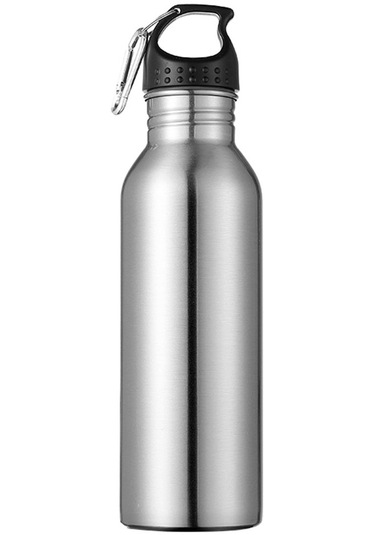 Suntek Paslanmaz Çelik Spor Su Şişesi Bisiklet Yürüyüş Gümüş Gümüş