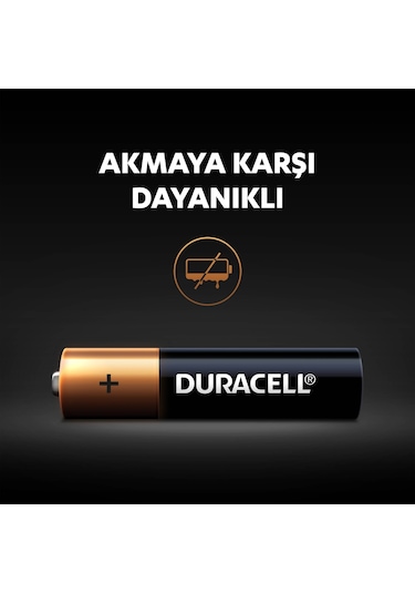 Duracell LR03/MN2400 Alkalin AAA İnce Kalem Pil 12'li
