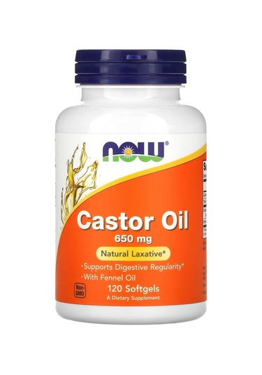 Castor Oil 650 Mg 120 Softgels