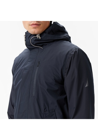 Nautica Regular Fit Siyah Erkek Yağmurluk 026 J57040t Siyah