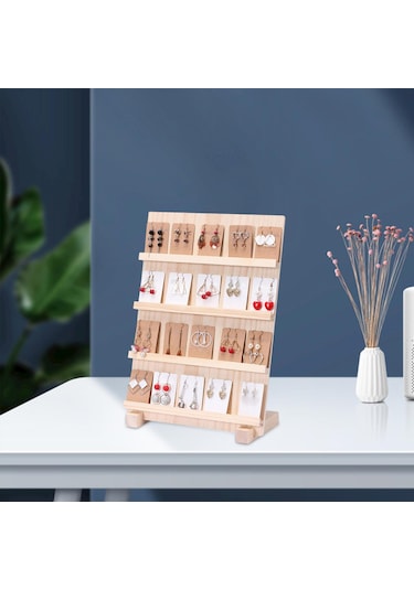 Suntek Magideal Tabanlı Küpe Ekran Standı Taşınabilir Kart 4 katman