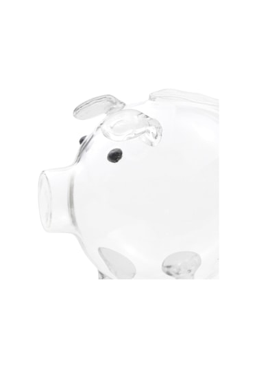 Dolıty Cam Kumbara Yılbaşı Doğum Günü Tasarruf Nakit Için 13,5cmx10,5cm