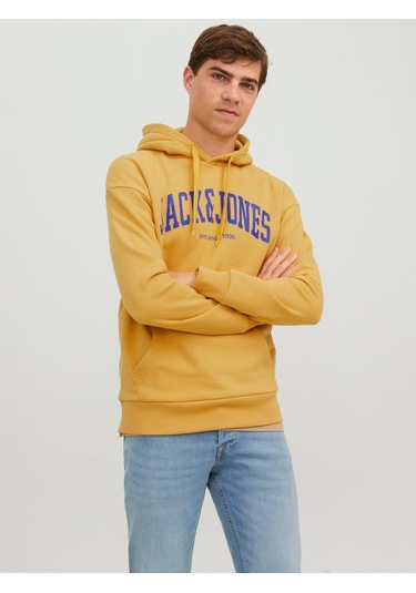 Jack & Jones Jjejosh Erkek Sweatshirt 12236513-honey Gold Sarı