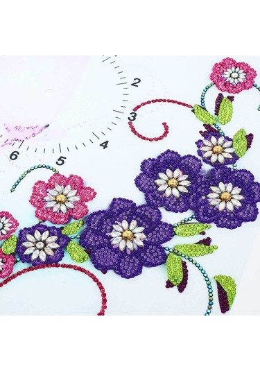 Ulzyvf 5d Elmas Saat Duvar Dekoru - Kolay Dıy Seti İle Özel Şekilli Saat Yapımı Diğer