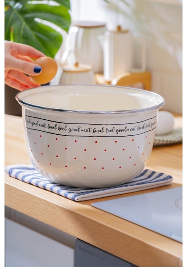 Feel Good Emaye Karıştırma Kabı - 22 Cm