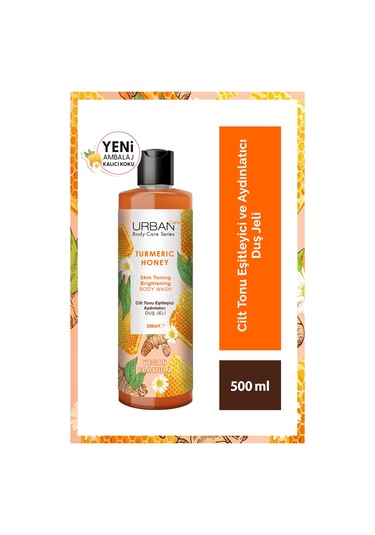 Urban Care Turmeric Honey Cilt Tonu Eşitleyici ve Aydınlatıcı Duş Jeli 500 ML