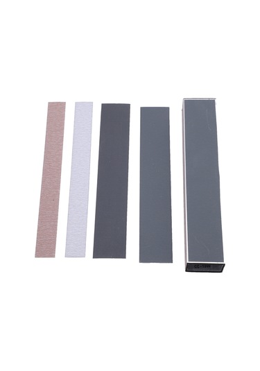 Hfambition Gitar Fret Düzeltici Leveller, Aluminyum Çelik, Elektro Gitar/bas/akustik Uyumlu, 4 Adet Zımpara Kağıdı İçeren Tamir Aracı